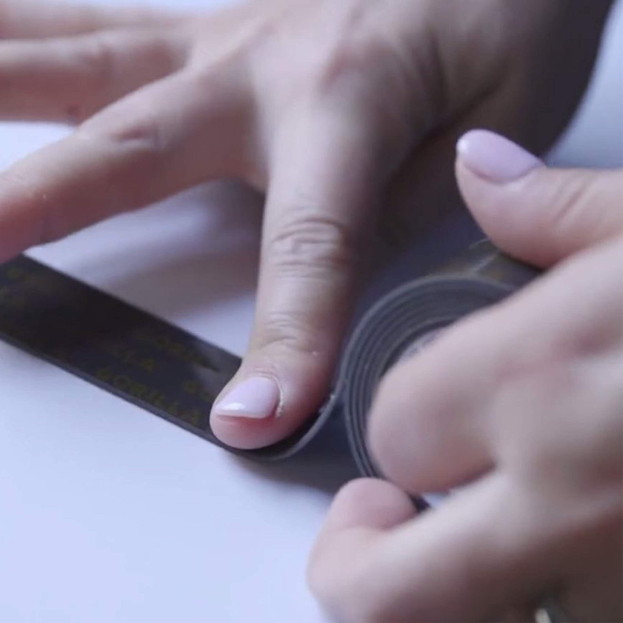 Gorilla Heavy Duty, Extra Long Double Sided Mounting Tape, 1" x 120", Black, (Pack of 1)