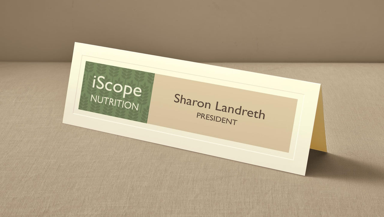 Avery Printable Large Tent Cards, 3.5" x 11", Ivory with Embossed Border, 50 Blank Place Cards for Laser or Inkjet Printers (05915)