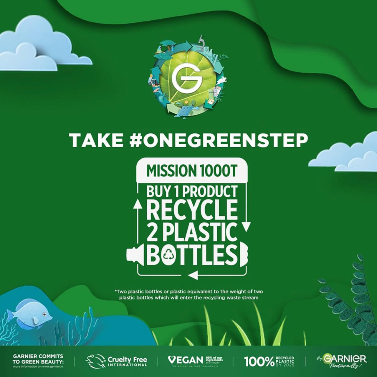 Garnier Skin Naturals, Facewash, Cleansing and Brightening, Bright Complete, 100 g