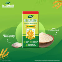 DABUR Sat Isabgol (Psyllium Husk) - 45 grams + Free 15 grams|Rich In Fiber|Effective Relief From Constipation & Bloating|Promotes Bowel Health|Non Habit Forming|100% Ayurvedic,Flake