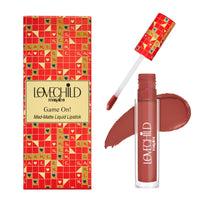LoveChild Masaba Game On! - Double Star - Mad Matte Liquid Lipstick, Youthful Nude Velvet Smooth, Non-Sticky, Hydrating & Moisturising, Lipsticks For All Skin Tones, 5Ml