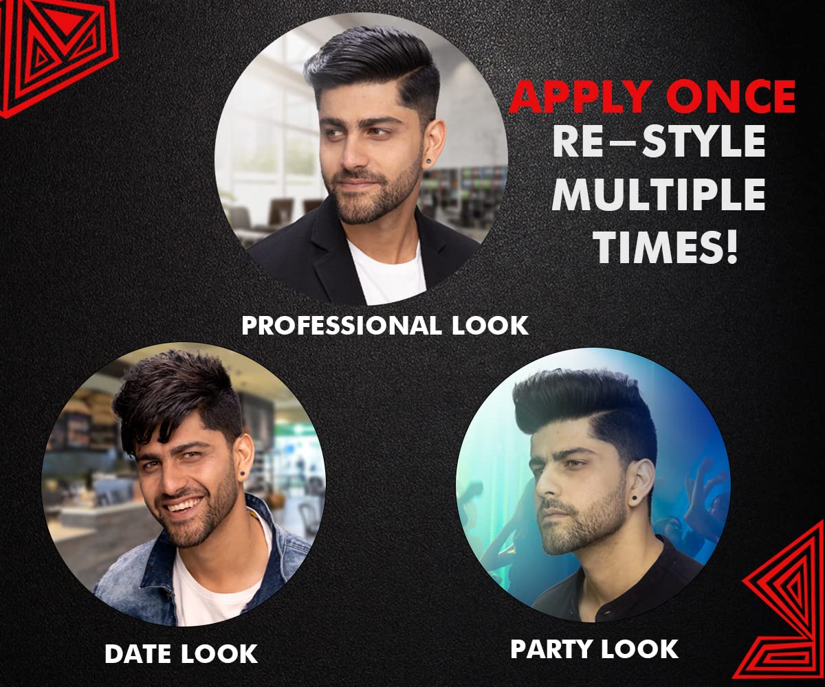 UrbanGabru Rebel Hair Styling Clay Wax for Men | Strong Hold | Matte Finish | 100 Times Re-Styleable with Keratin (Safe & Natural) - 85 gm | Adds Texture