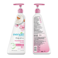 Everyuth Naturals Body Lotion Rejuvenating Flora| Non- Sticky|24 hr Moisturization|For all skin types |for Men & Women|100% Natural Almond Milk - 500ml