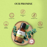Just Herbs Eucalyptus Undiluted Steam Distilled 100% Natural Essential Oil for Hair Growth | Steam Inhalation | Aromatherapy and Skincare 10ml