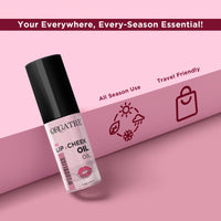 Orgatre PH Lip & Cheek Oil | Lip tint gloss | Color Changing Tint for Women | With Jojoba & Olive Oil, Vitamin E | Non-Sticky, Hydrating & Long-Lasting Glow | 2-in-1 Lip & Cheek Tint for Soft Pink Look | 6.5ml