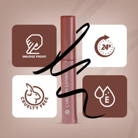 Carlton London Stunnig Black Liquid Eye Liner |Enriched With Vitamin-E |Long Lasting Matte Waterproof Liner, Smudge Proof, Transfer Proof Eye Makeup |Upto 24 Hrs - 5ML(Process Black)