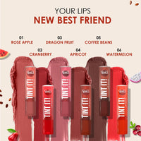 Glam21 Tint it! Lip Balm | Everyday Hydration & Moisturized Lips with Vitamin-E, Shea Butter, Avocado Oil, SPF15 |Lip Care For Dry & Chapped Lips |Apricot -3.5gm