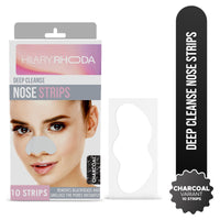 Hilary Rhoda Deep Cleanse Nose Strips | Instant Removal | Removes Blackheads & Whiteheads | Deep Cleanses Skin & Removes Dirt & Oil | 10 Strips (Charcoal - Shade 01)