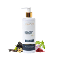 Imperiale Botanique Absolute Nourishing Body Wash | FDA Approved | Saffron, Niacinamide, Shea Butter & Silk Protein | Deeply Moisturizes, Softens & Nourishes for Radiant, Smooth Skin | Women & Men | 15 Herbs, 250 ML