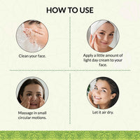 Indus Valley SPF 25 Soothing & Firming Light Day Cream With Aloe Vera And Rose Water For All Skin Type, 100ml