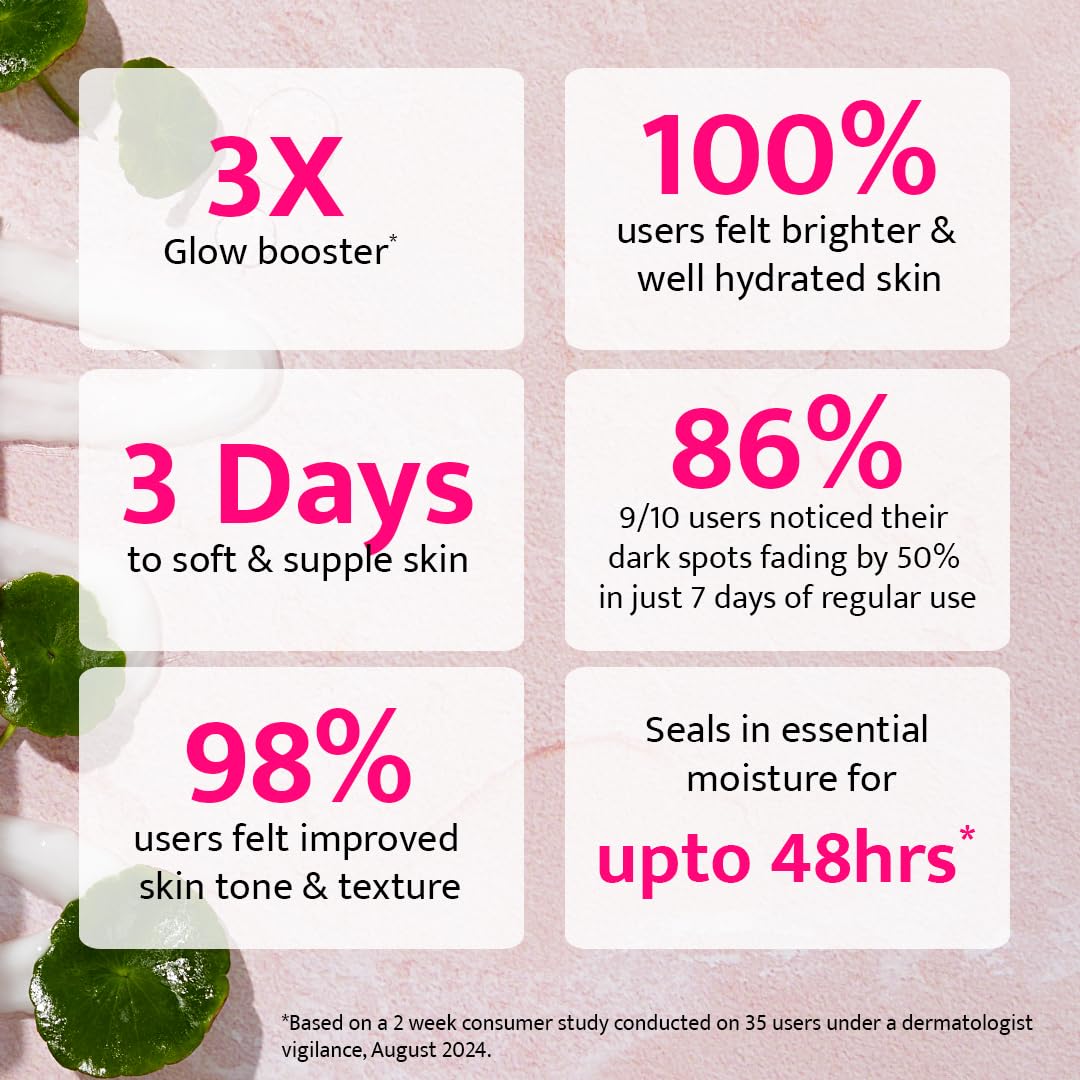 Peach and Musk Glow Me Moisturizing Face Cream, 1% Kojic Acid & Niacinamide, Daily Use Non-Greasy & Non-Sticky Formula, Reduce Dark Pigmentation, Uneven Skin tone, Suitable For Men & Women - 50gm