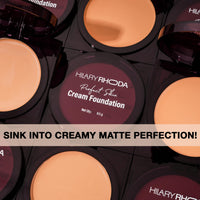 Hilary Rhoda Perfect Skin Cream Foundation | Buildable Coverage & Lightweight | Waterproof & Matte Finish | Blendable Foundation - 8.5g (Ivory - Shade 01)