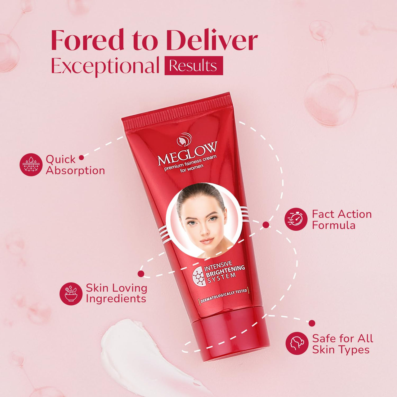 Meglow | Skin Brightening Moisturizer Cream for Women| Hydrates, Repairs, Radiates | Reduces Dark Spots, Melanin, Melasma | Prevents Pigmentation | Even Tone Pack of 3 (15g each)