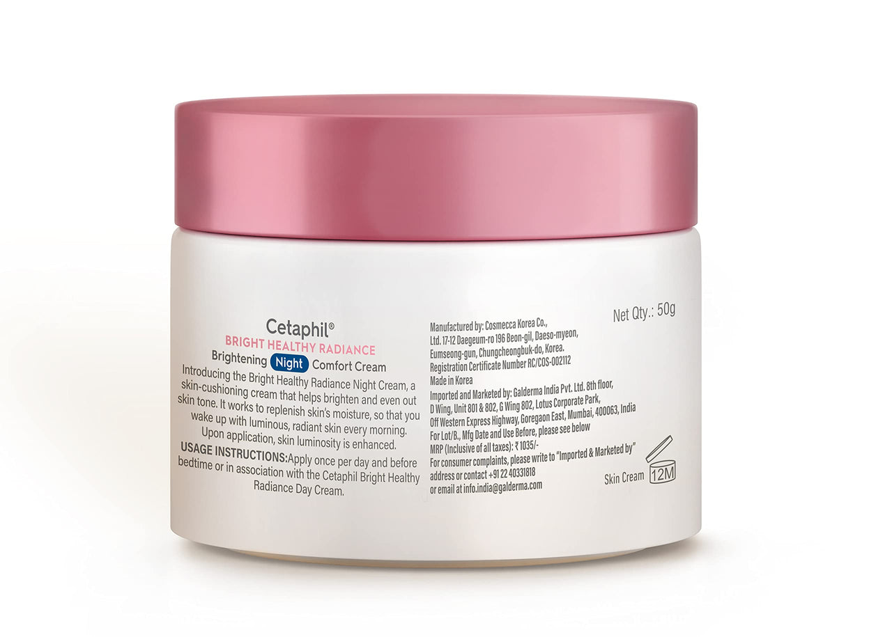Cetaphil Brightening Day and Night Protection Cream, White, 50 ml Combo
