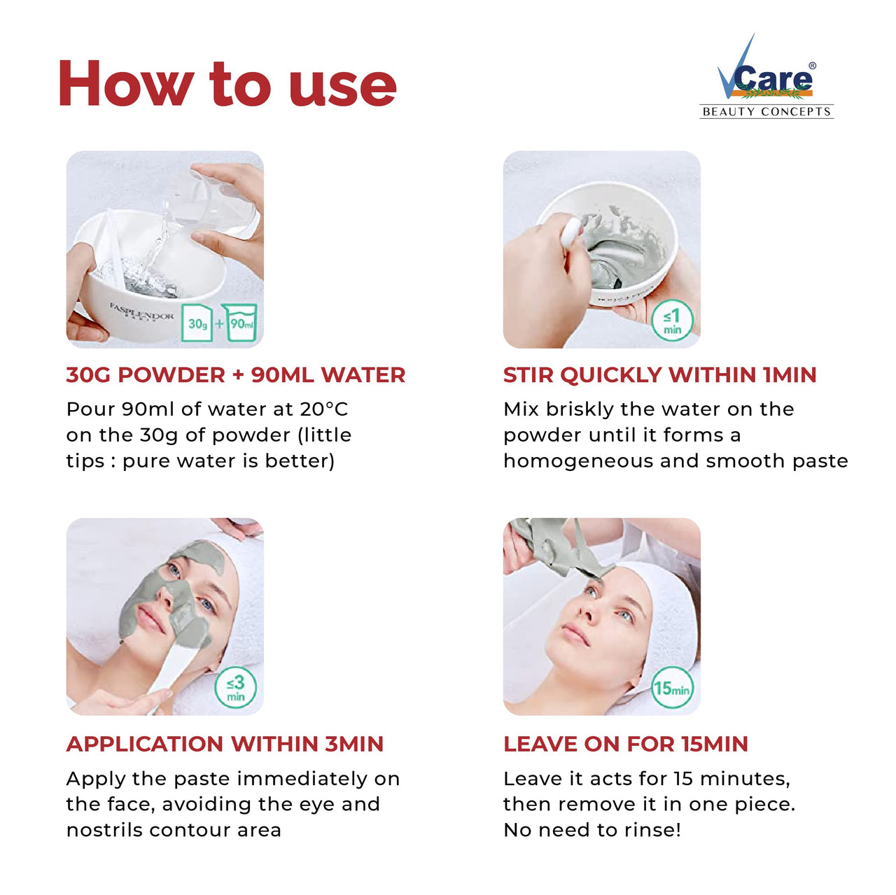 Vcare Jelly Whitening Peel Off Mask For Facials Skincare |Face Mask Powder 250g - Facial Skin Care Product for Women Smoothing, Moisturizing, Cleansing, Refreshing|Suits All Skin Types