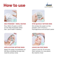 Vcare Jelly Whitening Peel Off Mask For Facials Skincare |Face Mask Powder 250g - Facial Skin Care Product for Women Smoothing, Moisturizing, Cleansing, Refreshing|Suits All Skin Types