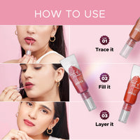Hilary Rhoda Touch Of Mousse Lipstick | Matte Finish & Long Lasting | Infused with Vitamin E | Weightless & Liquid Lipstick with Mousse Finish | Smudge & Water Proof | Vegan - 5ml (Vintage Rust - Shade 07)