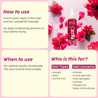 PLIX - THE PLANT FIX Hibiscus Bond Repair Advanced Hair Oil for Damaged Hair - 100ml | Repairs Damaged Hair Due To Heat Styling | Restores Strength & Reduces Breakage
