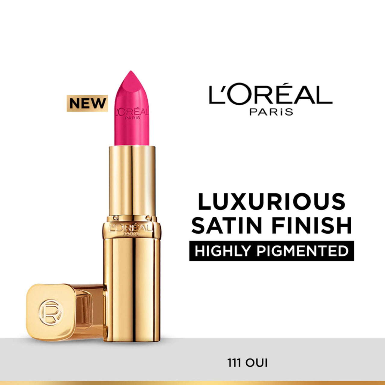 L’Oréal Paris Color Riche Satin Lipstick- 111 Oui, 4.3 gm