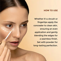 Soku All-Day Flawless Liquid Concealer for Women | Dark Spot Corrector | Concealer for Dark Circles | HD Finish | Long-Lasting | Suitable for All Skin Types & Tones | Shade - Mocha Mist - 3.5ml