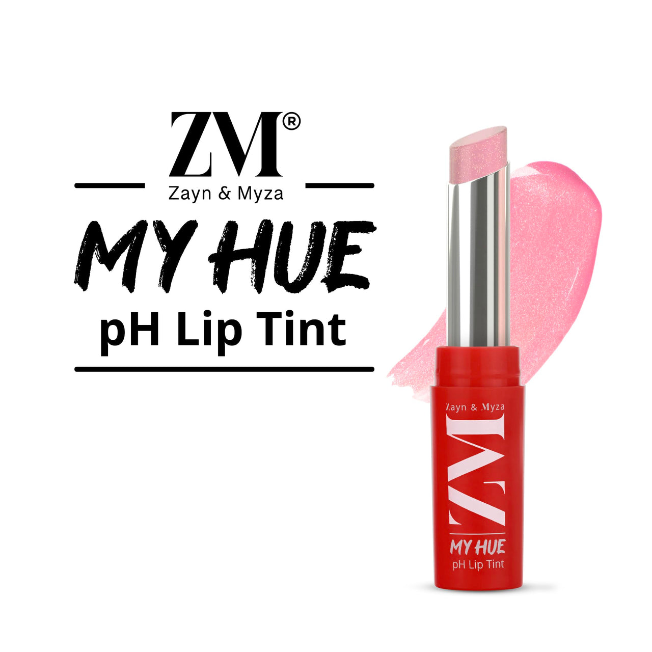 ZM Zayn & Myza My Hue pH Lip Tint and 3 in 1 Buildable Mascara Combo | Transfer Proof | Long Lasting (Combo of 2)