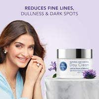 The Moms Co. Natural Age Control Day Face Cream | With Bakuchiol (Natural Retinol), Hyaluronic Acid | Promote Collagen Production | Anti-Ageing Cream for Women & Men | For Fine Lines, Wrinkles & Sun Damage | 50g