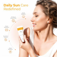 Brinton Healthcare UvDoux Face & Body Sunscreen gel with SPF 50 PA+++ in Matte Finish and Oil Free Formula| Water Resistant Sunscreen| Protection against UVA/UVB Rays (75 ml)