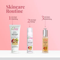 La Pink Ideal Bright Face Serum | 100% Microplastic Free Formula | Glass like skin, Lightening, Evens Skin Tone | White Haldi & Kakadu Plum | For Bright Radiant Skin | All Skin Types | 50ml