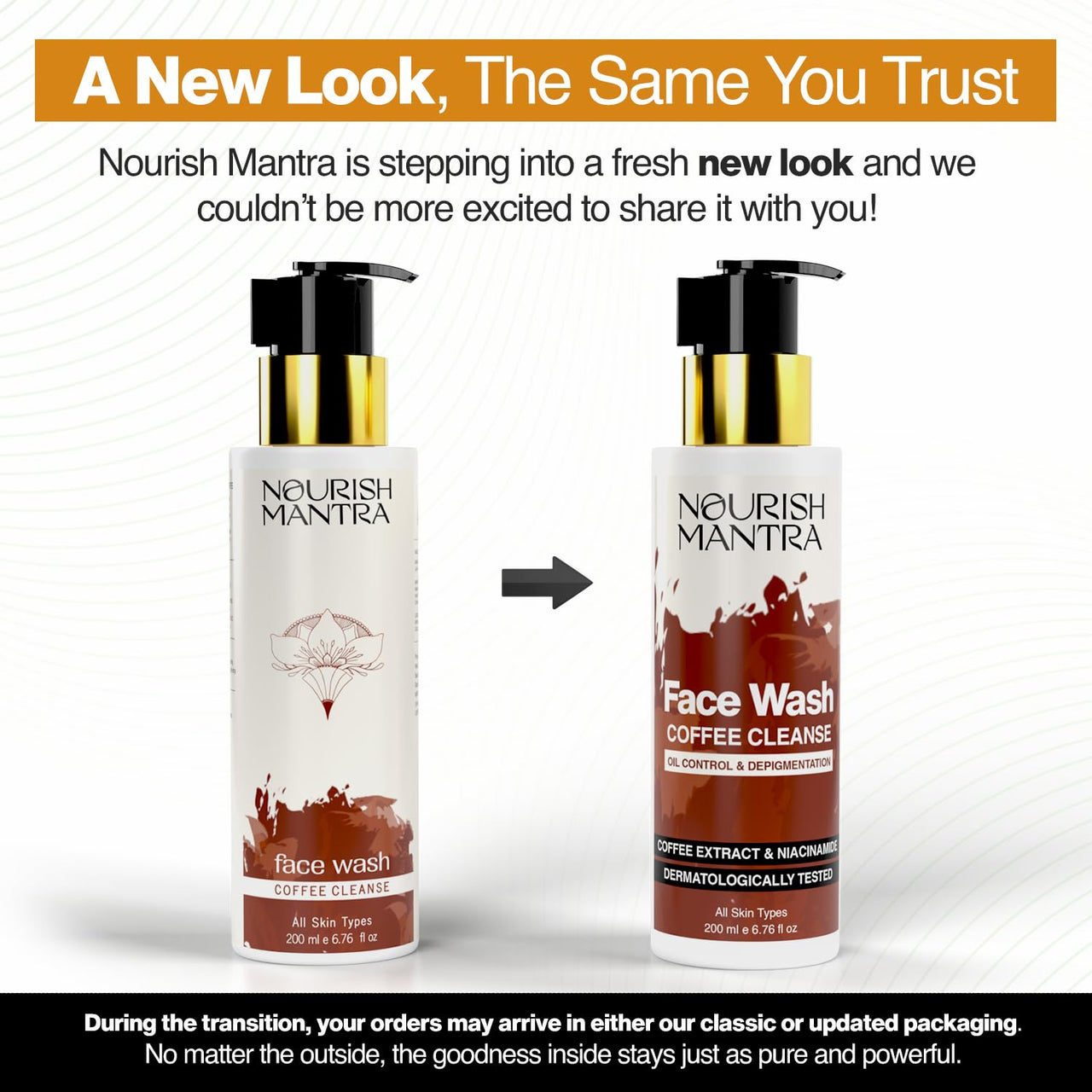 Nourish Mantra Coffee Cleanse Face Wash | Excess Oil Control, Pore Cleansing & Removes Tan | Enriched With Coffee, Niacinamide, & Aloe Vera | Suits All Skin Types | For Men & Women | 200 ml