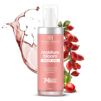 Botanic Hearth Moisture Bloom Body Oil - Hydrating Body Oil with Jojoba, Rosehip & Vitamin E for Soft & Radiant Skin, 100 ml for Men and Women - in a Premium Glass Bottle