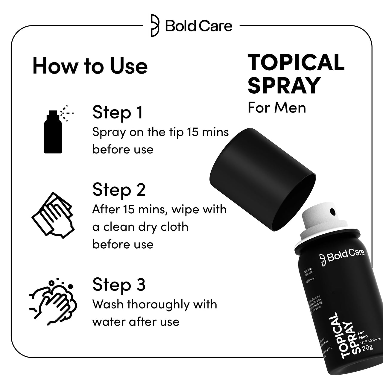 Bold Care EXTEND™ Non-Transferable Spray for Men (Pack of 1)