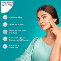 Pilgrim 15% Vitamin C Face Serum For Glowing Skin 20ml | Serum with Vit C, Ferulic acid, and Vit E | Reduces Dark Spots & Evens Skin Tone | Fragrance Free | For Men and Women | For All Skin Types