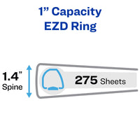 Avery Heavy-Duty View 3 Ring Binder, Extra Wide, 1