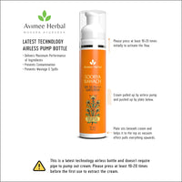 AVIMEE HERBAL Soorya Kawach Sunscreen With De-Tan Extract - 50 ml | Spf 50 PA++++ For Broad Spectrum UVA, UVB & Blue Light Protection | For All Skin Types | Light Weight & Non-Greasy | For Men & Women