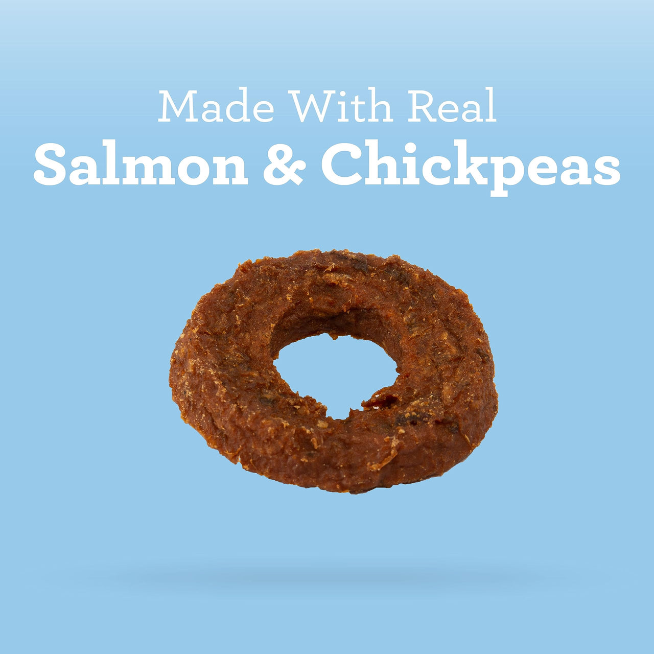 SmartBones Protein Rings with Real Salmon and Chickpeas, 10.5 OZ 10.5 Ounce (Pack of 1)