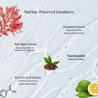 OCEGLOW-Powerful Marine Extracts Dermatology Tested Spf 50 Pa+++ Korean Sunscreen Gel For Women & Men With Salicylic Acid For Oily,Sensitive & Acne Prone Skin|Helps Reduce Wrinkle And Dark Spots-40ml