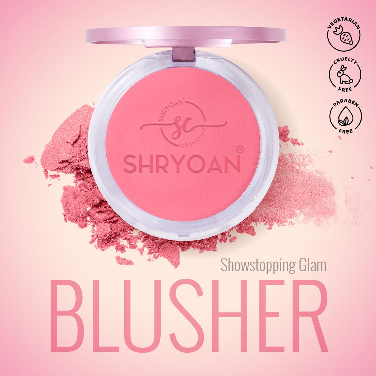 Shryoan Get Me Cheeky Blusher| Light Weight & Pocket Friendly with Highly Pigmented and Matte Finish, Easily Blendable Blusher (10g) (Shade 07)