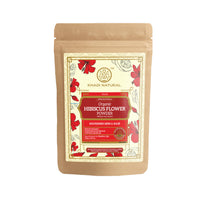 Khadi Natural Hibiscus Flower Organic Powder | Hair Conditioning & Strength | Boosts Growth, Adds Shine | No Chemicals | For all hair types | 100 gm