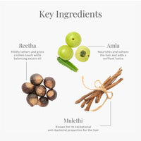 Forest Essentials Hair Cleanser Amla Honey & Mulethi | Ayurvedic Natural Shampoo | For Dull Dry Hair | Controls Hair Thinning & Breakage | Sulphate & Paraben Free, 1 Count