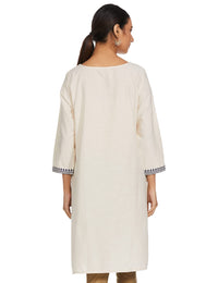 Max Women's  Printed Round Neck Straight Kurta