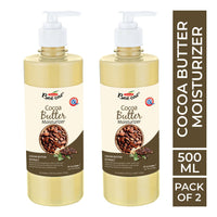 Bee One 24 hr Moisture Lock Moisturiser, Hydrating Body Lotion for smooth and supple skin(Pack of 2) (Cocoa Butter, 500ml x 2 = 1000ml)