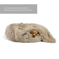 Best Friends by Sheri Calming Shag Fur Pet Throw Blanket, Taupe, 30