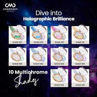 Charmacy Milano Star Dust - 604, Multichrome Blush & Highlighter, Seemless Blending Formula, Radiant Look, Compact & Portable (4.2 gms)