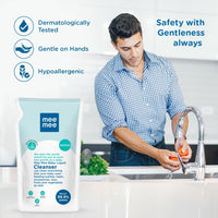 Mee Mee Baby Liquid Cleanser 500ml, Anti-Bacterial Kills 99.9% Germs | For Baby Bottles, Nipples, Accessories, Toys, Fruits & Vegetables | No Alcohol, One Drop Cleaning, Dermatologically Tested