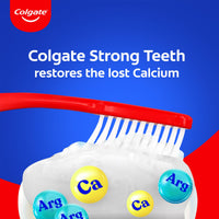 Colgate Strong Teeth Toothpaste, 800g (200g*4), India's No: 1 Toothpaste Brand, Calcium-boost Tooth Paste for 2X Stronger Teeth, Whitens Teeth, Fresh Breath & Prevents Cavities (Combo Pack Offer)