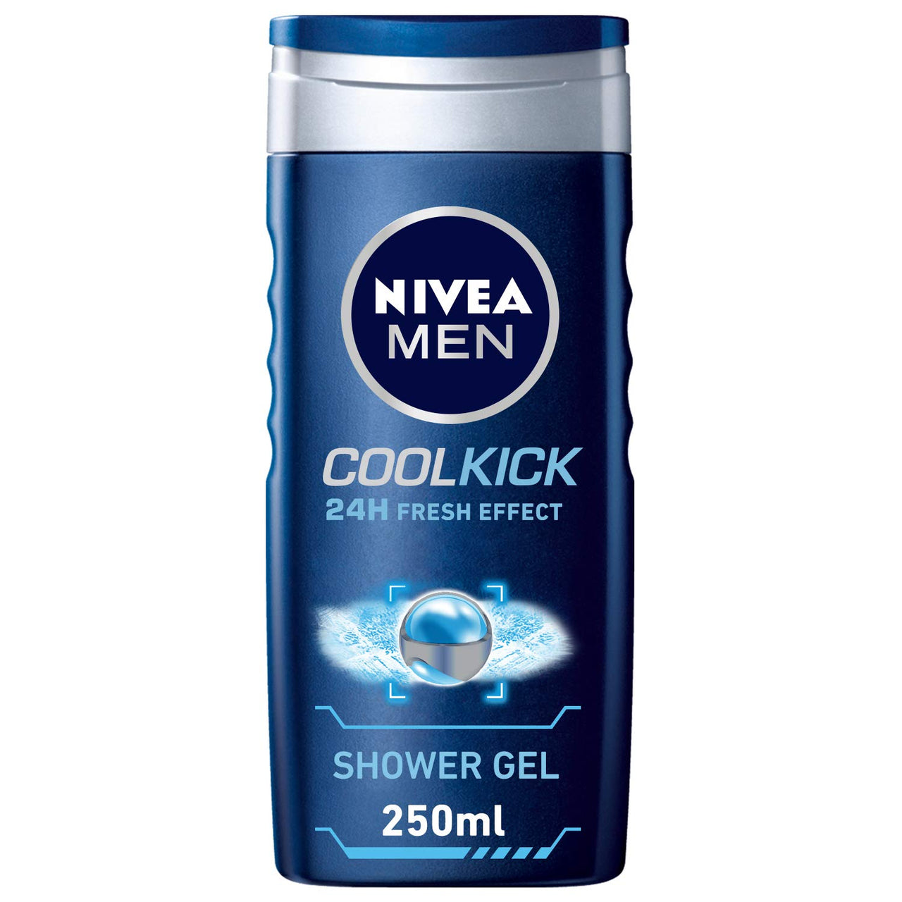 Nivea Men Shower Gel, Cool Kick Body Wash, 250ml & Shower Gel, Fresh Pure Body Wash, 250ml