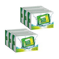 Ozone Ayurvedic Aloe Vera Bathing Bar | Soap For Men & Women | Ideal For Glowing, Nourishing & Moisturizing Skin | Enriched with Aloe Vera Extract and Natural Oils | Paraben Free | 125g (Pack of 6)