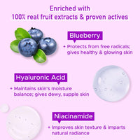 PureSense Hyaluronic Acid + Niacinamide Berry Blast Body Wash Shower Gel | Deep Clean & Intense Hydration | Help Reduce Flakes & Itchiness | For Dry Skin | No Paraben | For Men & Women | 310ml