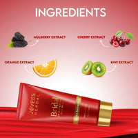 Jovees Herbal Bridal Brightening Face Wash | Ultra Radiance | For Brightening Skin | Reduces Dark Spot | For All Skin Types 120 Ml (Pack Of 3)