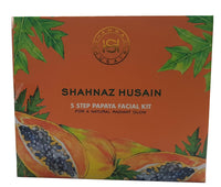 Shahnaz Husain 5 Step Papaya Facial Kit For Natural Radiant Glow | 50g